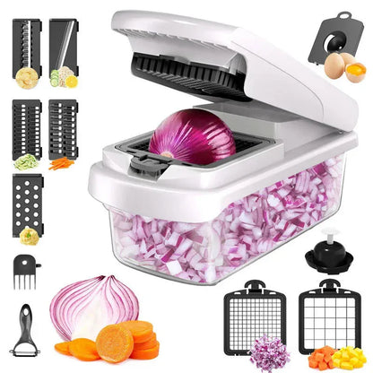 Zelviros™ Premium Vegetable Chopper & Dicer with Multi-Blade System