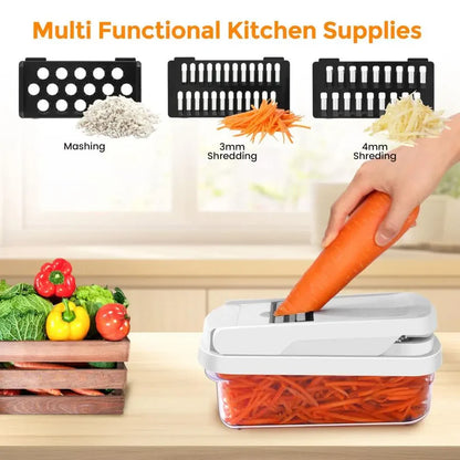 Zelviros™ Premium Vegetable Chopper & Dicer with Multi-Blade System