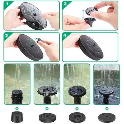 Solar Water Fountain