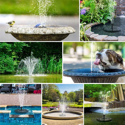 Solar Water Fountain