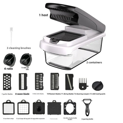 Zelviros™ Premium Vegetable Chopper & Dicer with Multi-Blade System