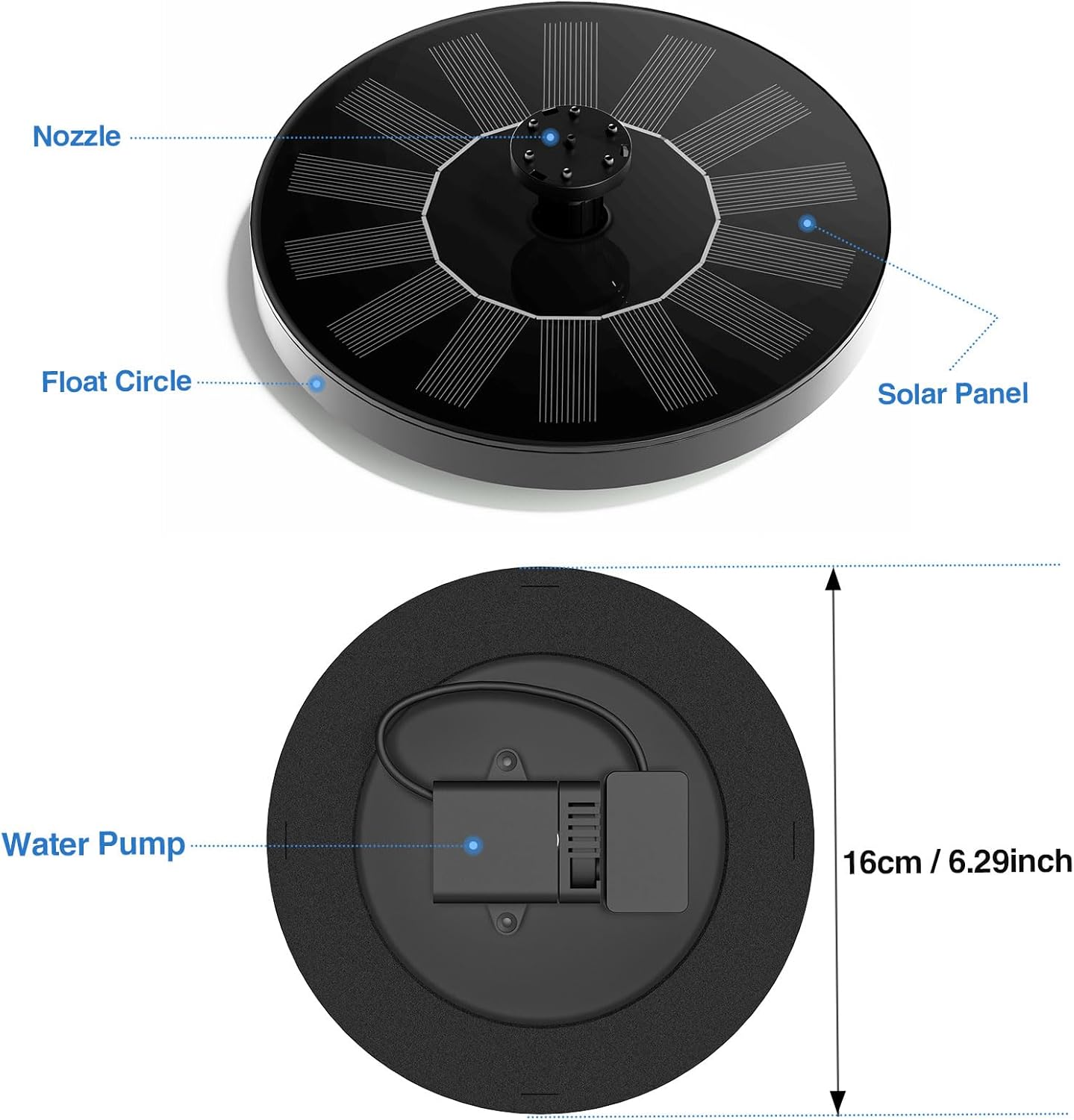 Solar Water Fountain